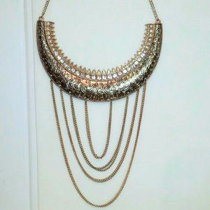 Cleopatra style rhinestone necklace. NWOT